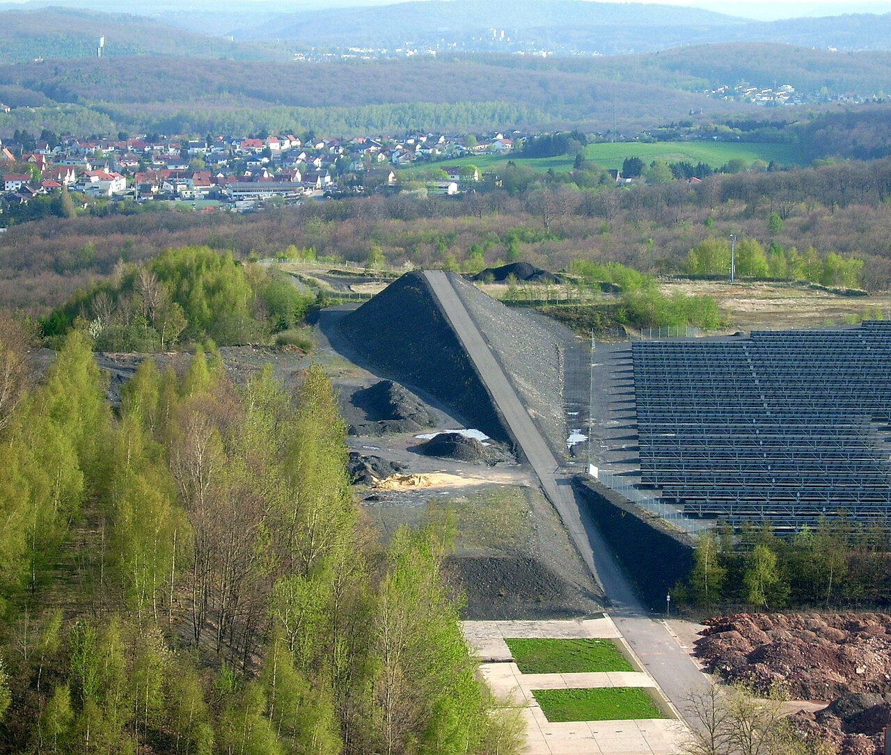 "Himmelspfeil" auf dem Bergwerk Göttelborn