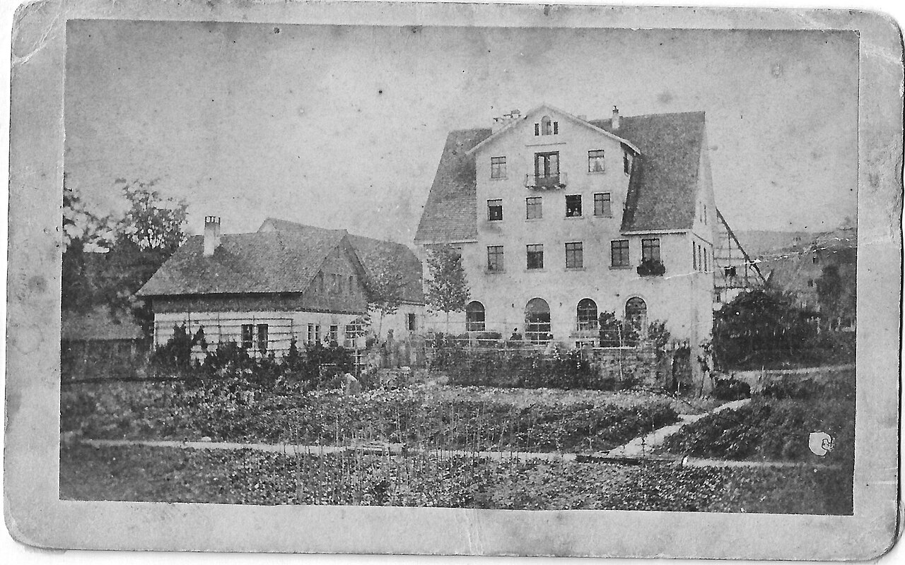 Castle of Oberensingen with outbuildings