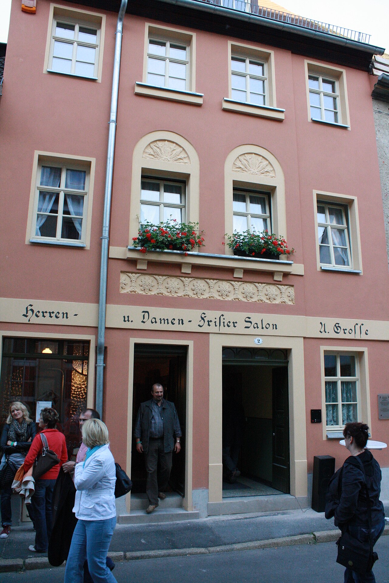 The historical barber salon in Altenburg/Thuringia