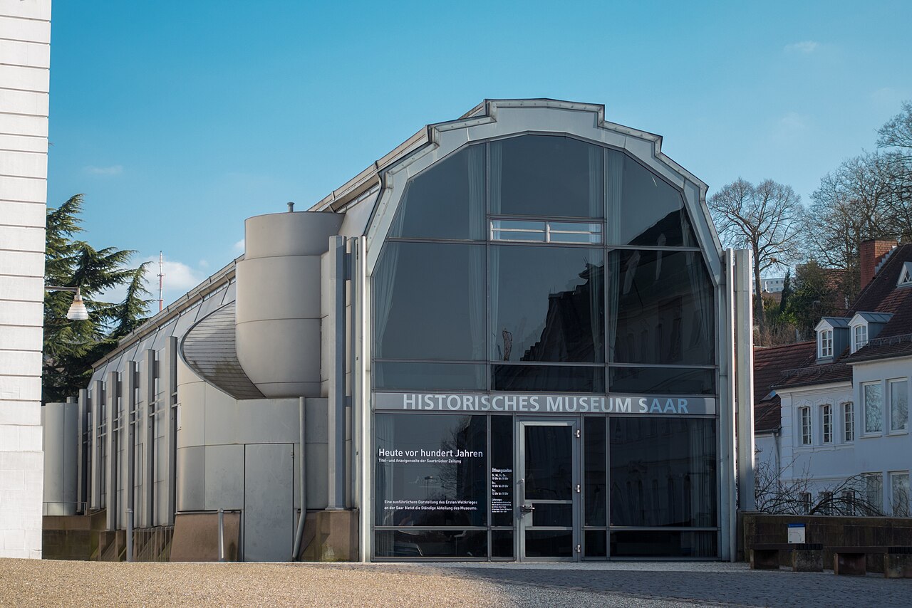 Das Historische Museum Saar am Schlossplatz in Saarbrücken, Saarland