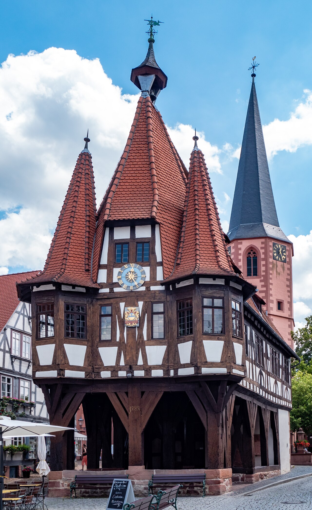 Altes Rathaus, Michelstadt, Hessen, Deutschland
