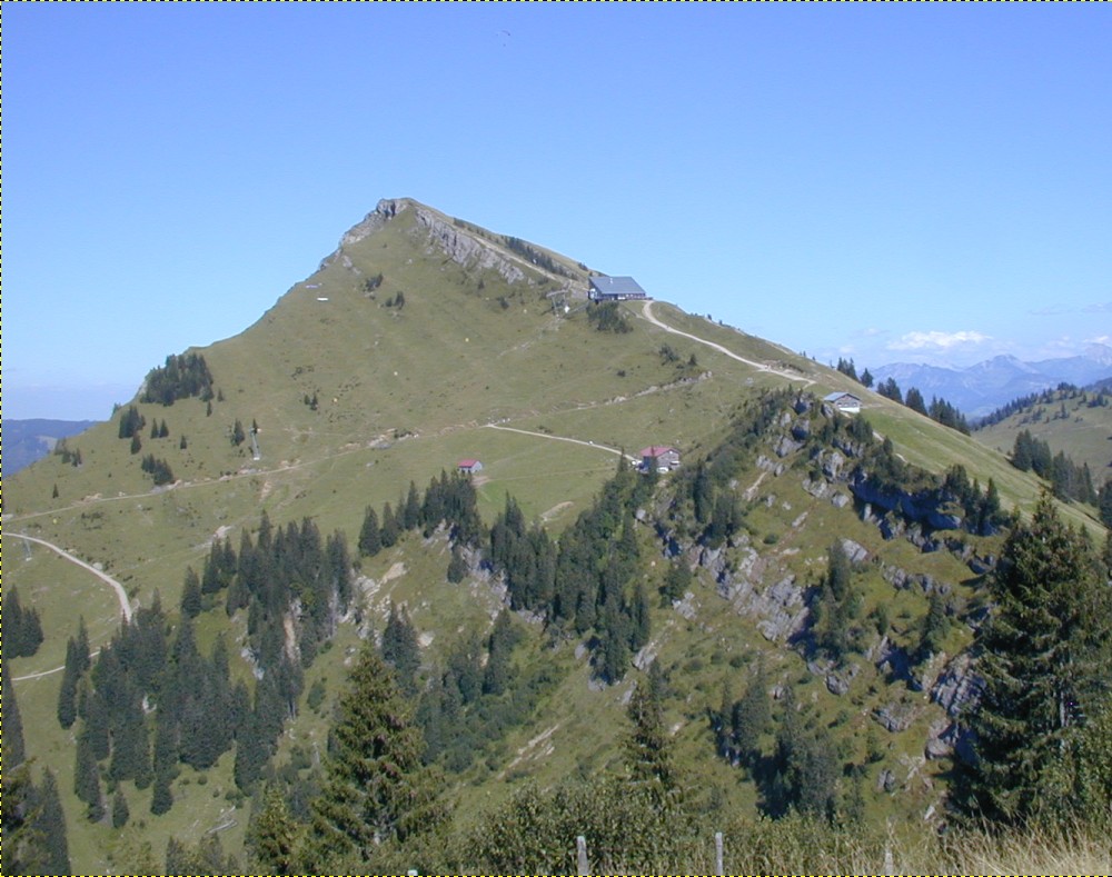 Westgrat des Hochgrats vom Seelekopf