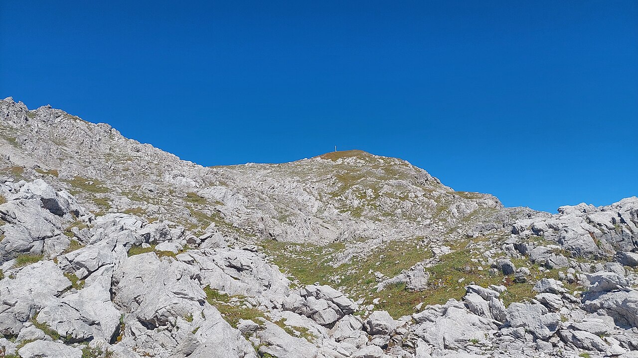 Hochrappenkopf Northern Summit in the Allgäu Alps