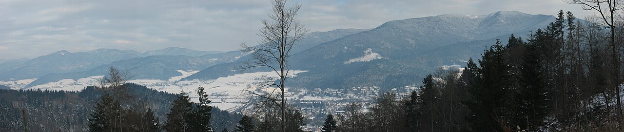 Panorama of the Elztal, Germany