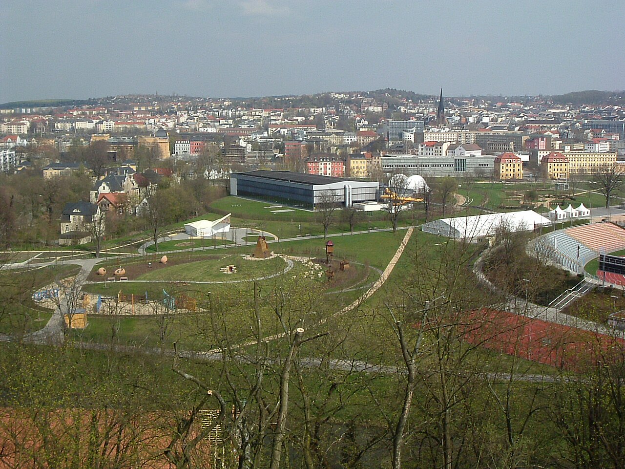 Hofwiesenpark before BUGA