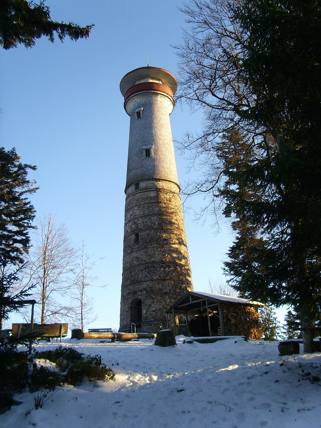 The "Hohe Möhr" is a Mountain in the South Area of the Black forest