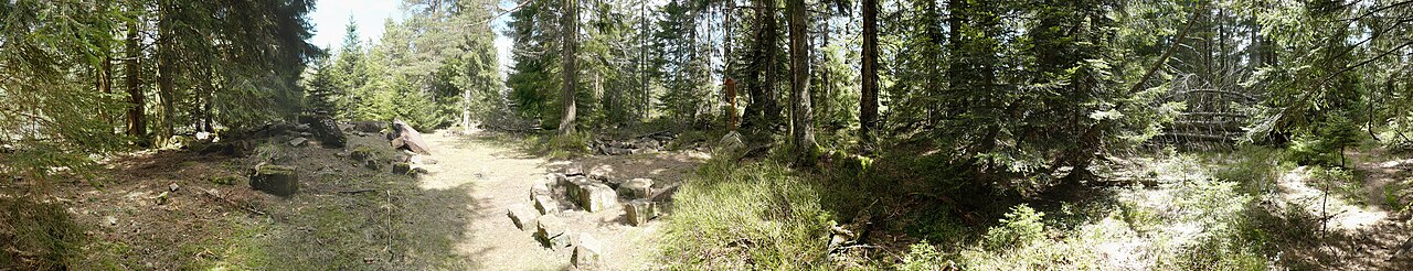 On the summit of de:Hoher Ochsenkopf , Black Forest