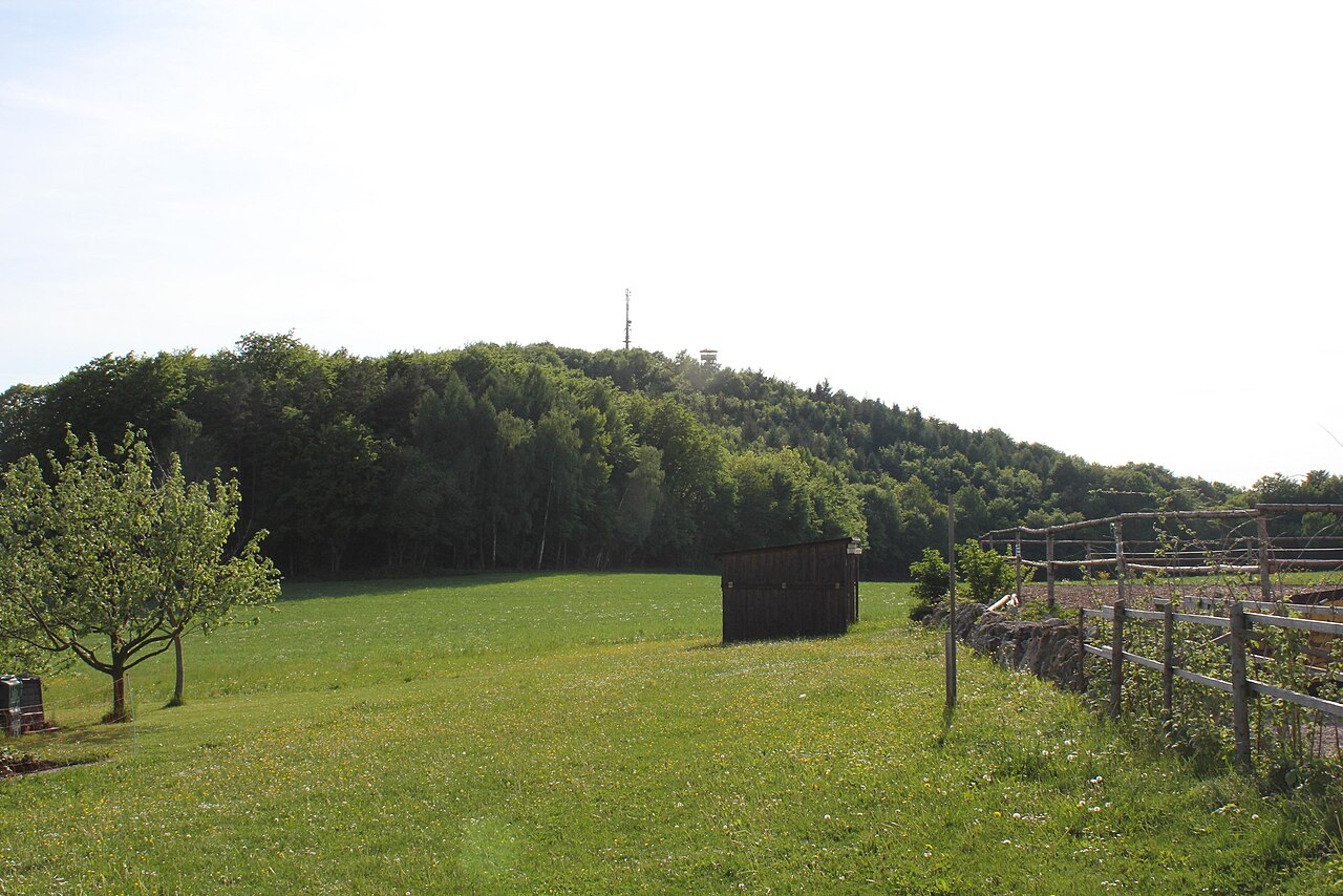 The mountain “Hohler Berg” in the Franconian Switzerland