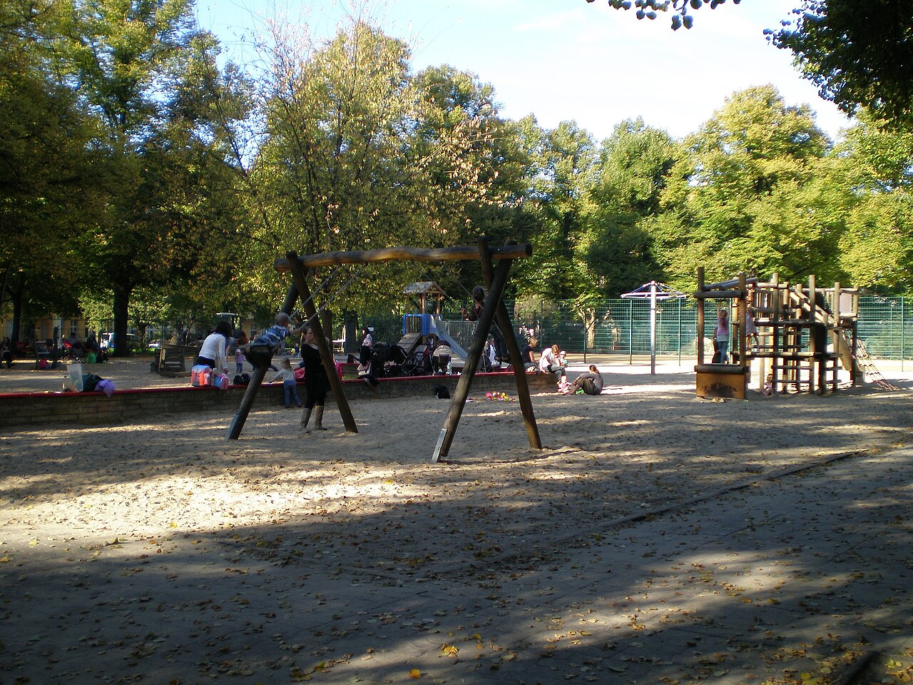 Prenzlauer Berg, Humannplatz, Spielplatz