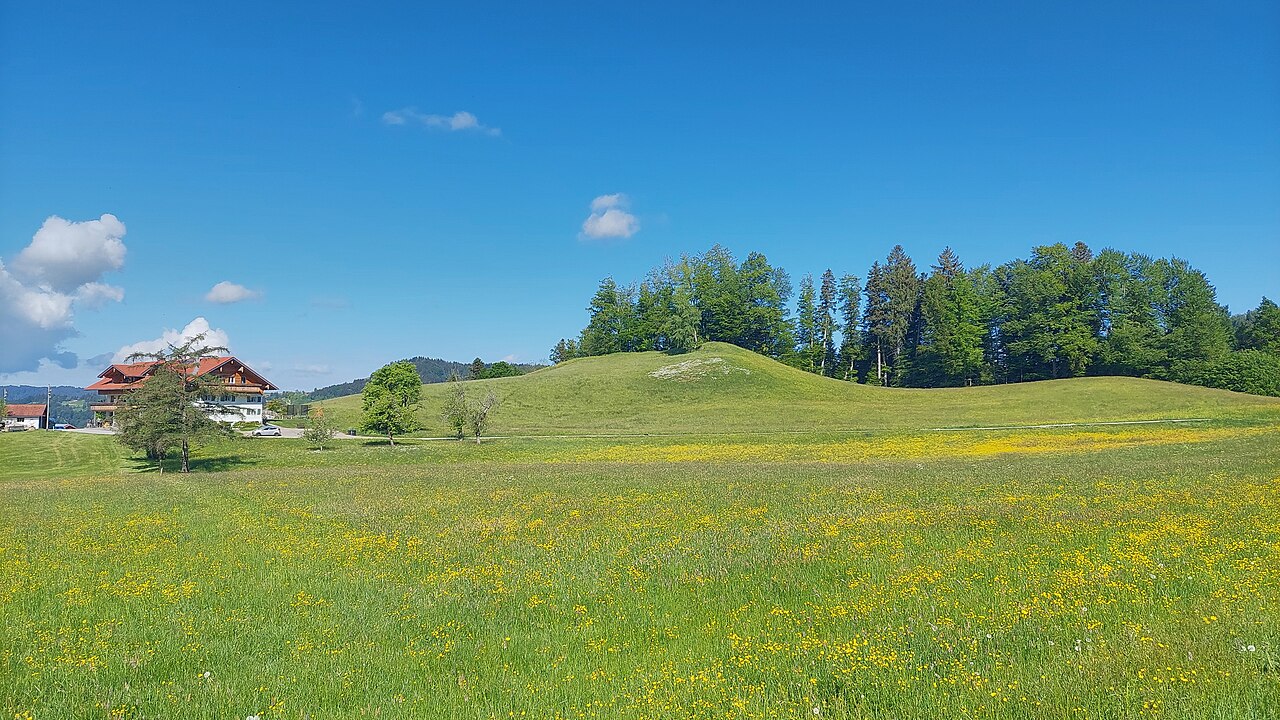 Ifener Bühl in the Allgäu Alps, view from east