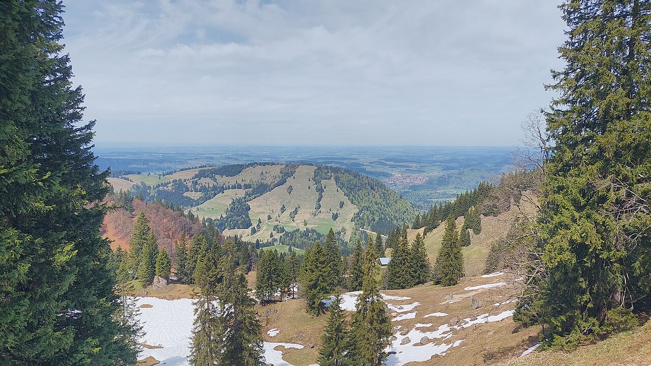 Imbergkamm in the Allgäu Alps, view from southeast