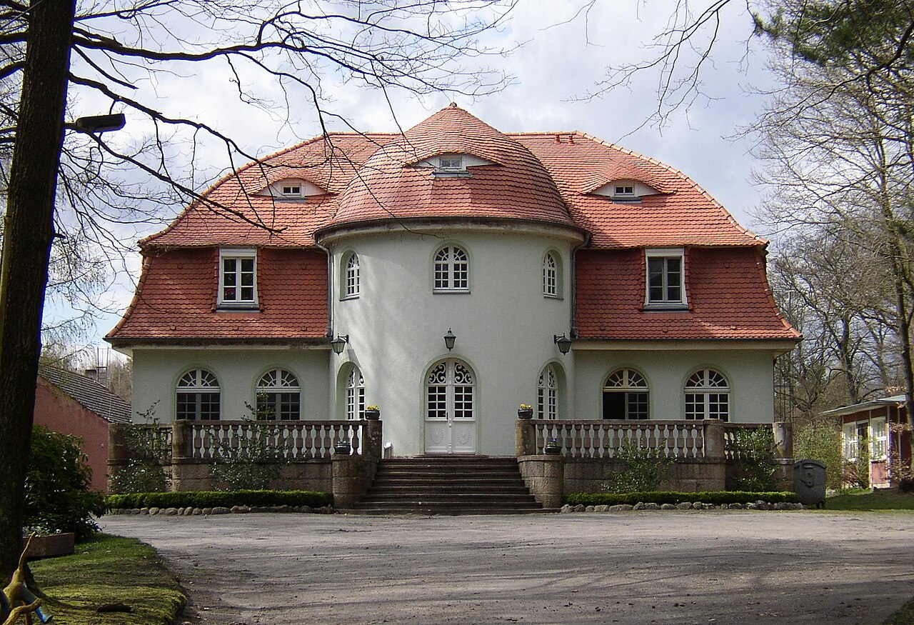 Hunting lodge in Wiesenburg -Medewitzerhütten in Brandenburg , Germany