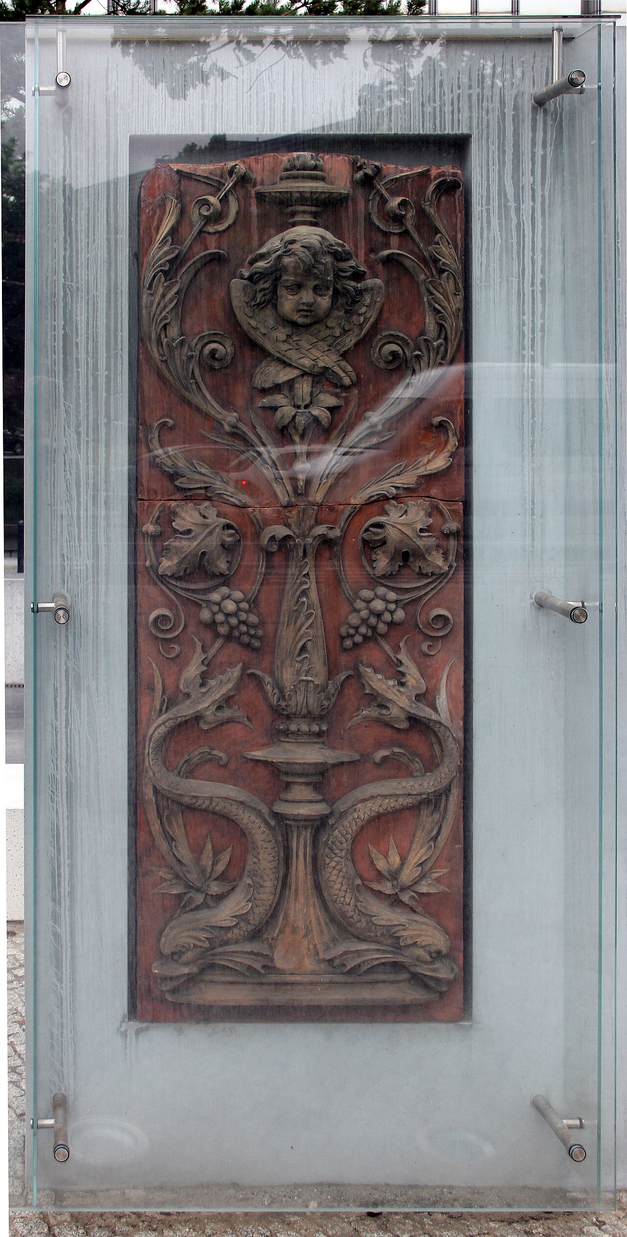 Relief, Jerusalemskirche , Rudi-Dutschke-Straße 2, Berlin-Kreuzberg , Germany