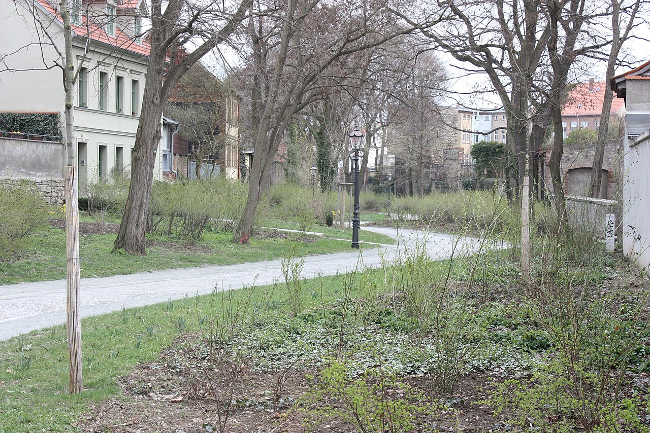 Aschersleben, the Johannispromenade