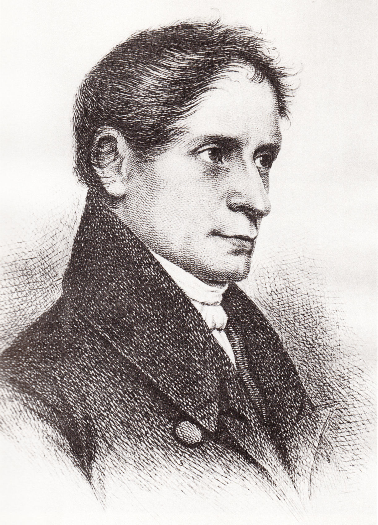 Etching based on drawing by Franz Kugler