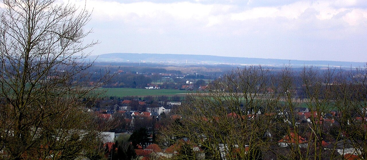 Stemweder Berg vom Wiehengebirge bei Lübbecke aus