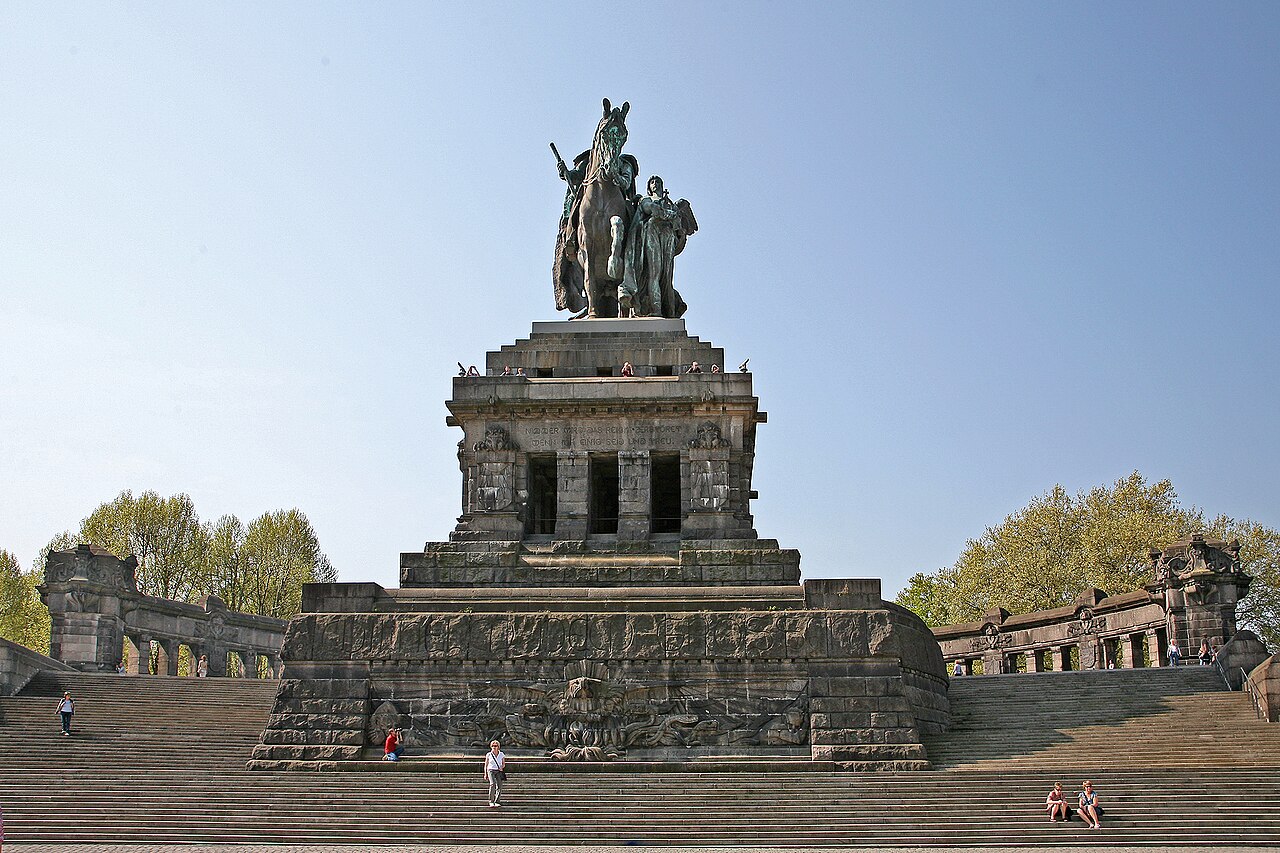 Kaiser Wilhelm Monument on the Deutsches Eck in Koblenz