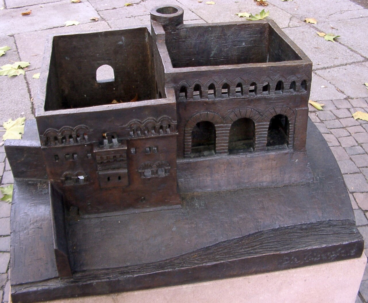 Modell der Kaiserpfalz Kaiserslautern