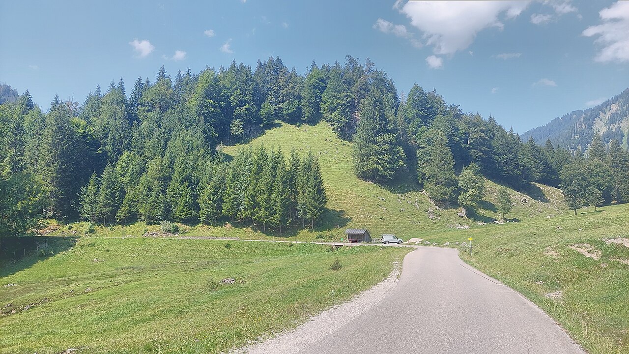 Kanzel in the Allgäu Alps, view from south