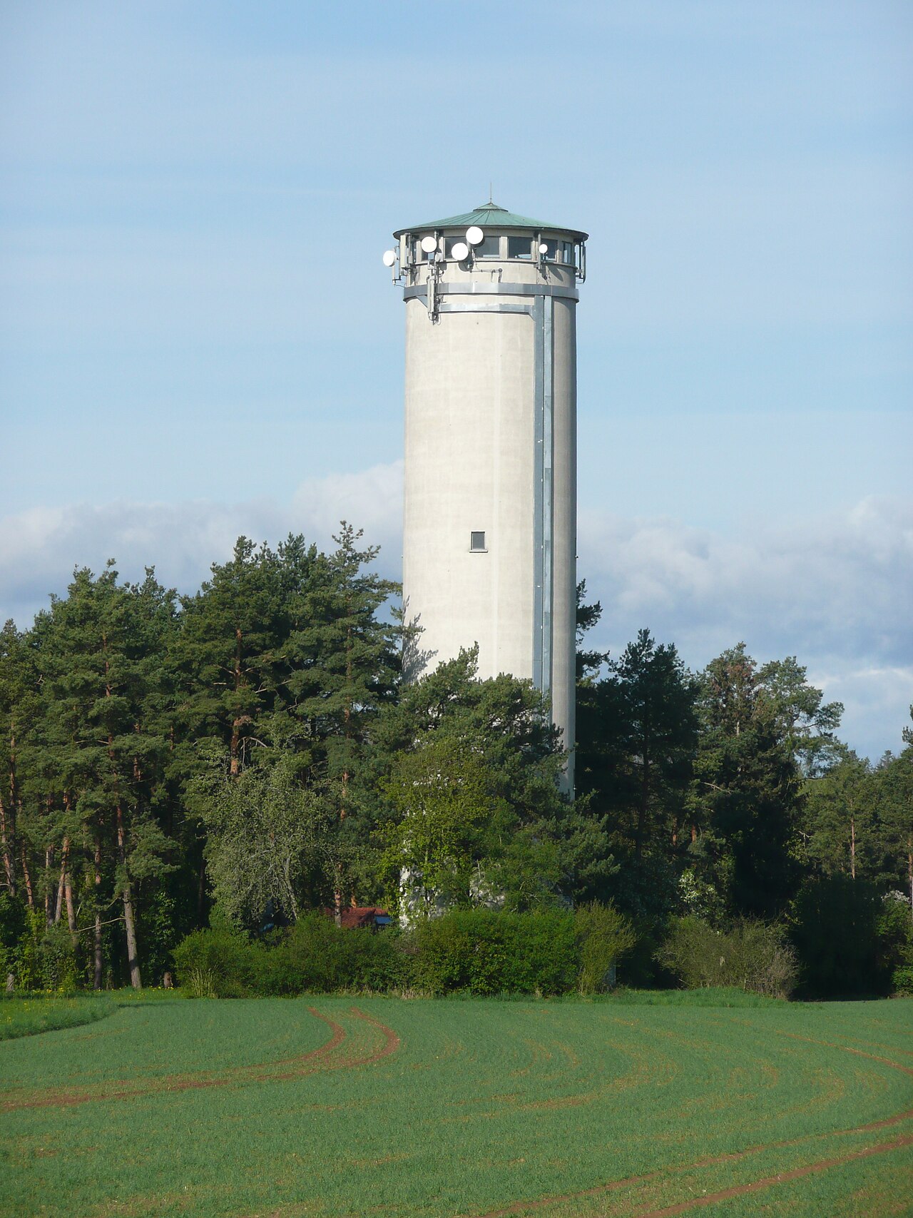 Wasserturm Kapellenberg, 1958/59 erbaut, Grafenau-Döffingen