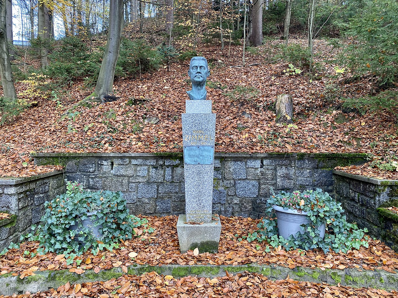 Karl-Zimmel-Denkmal in Litschau, Niederösterreich