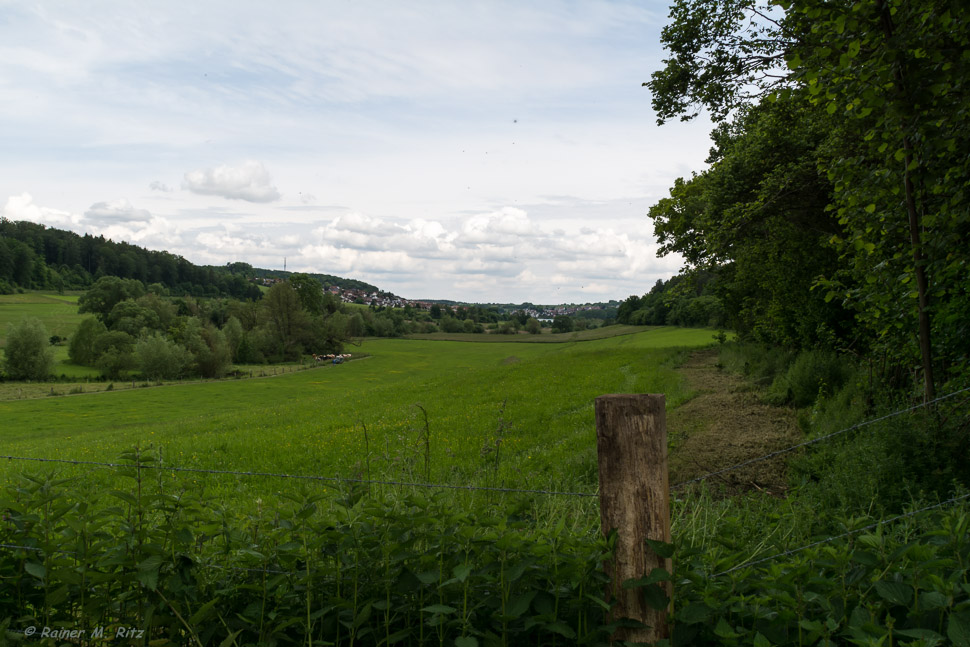 The Würmtal between Aidlingen and Dätzingen looking towards Dätzingen