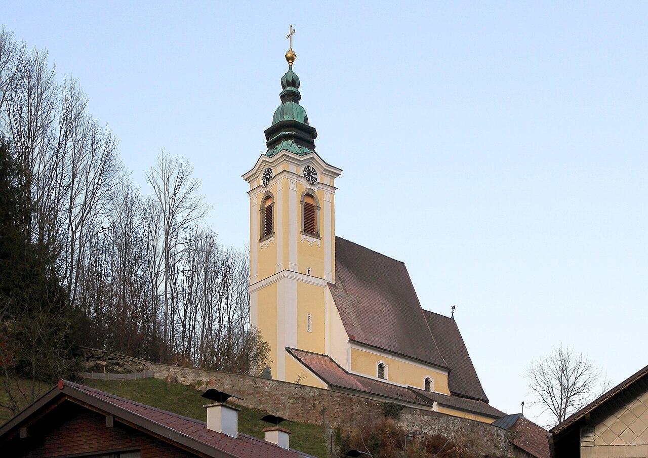 Die denkmalgeschützte katholische Filialkirche hl