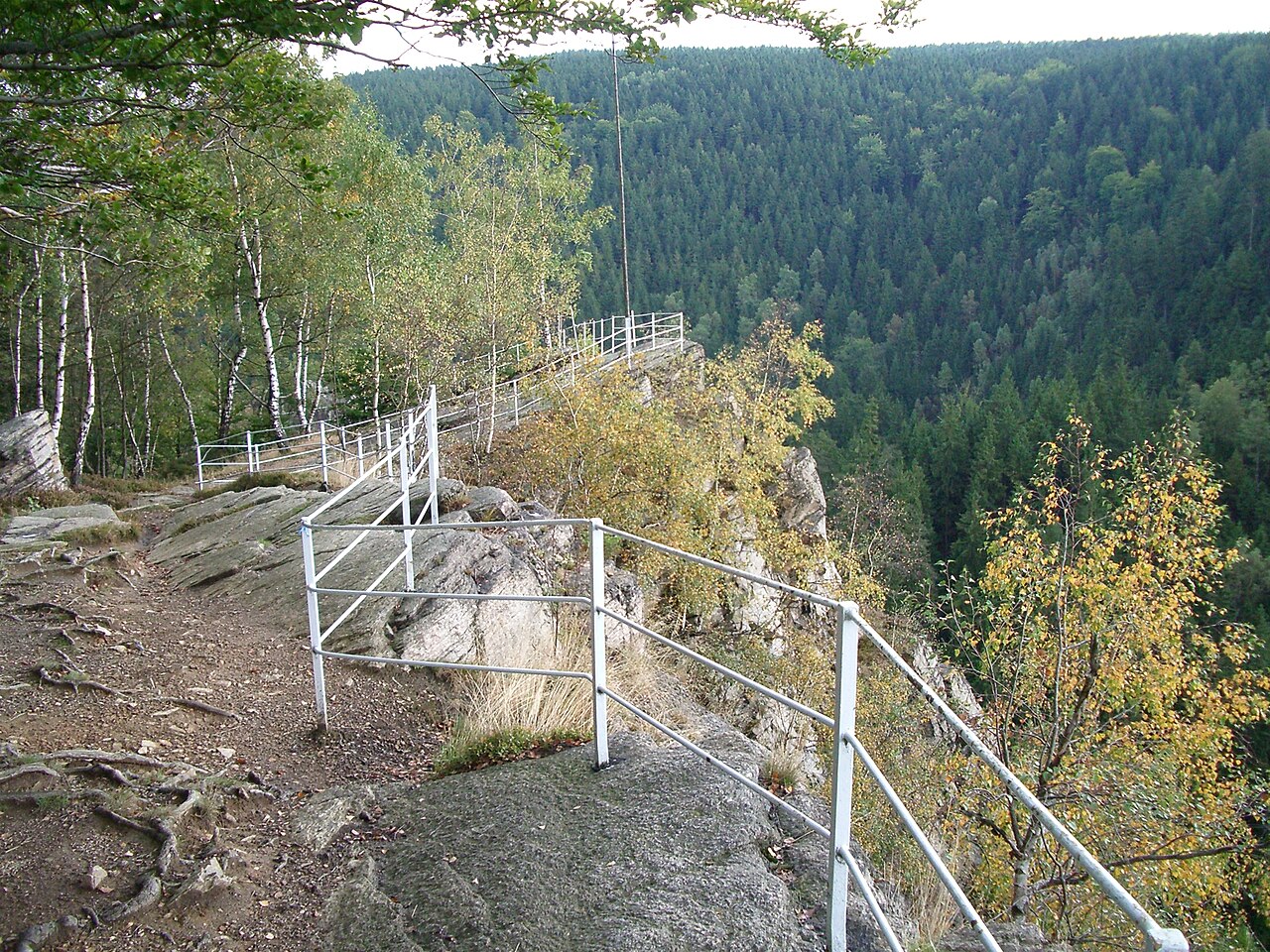 Katzenstein near Pobershau (Erzgebirge)