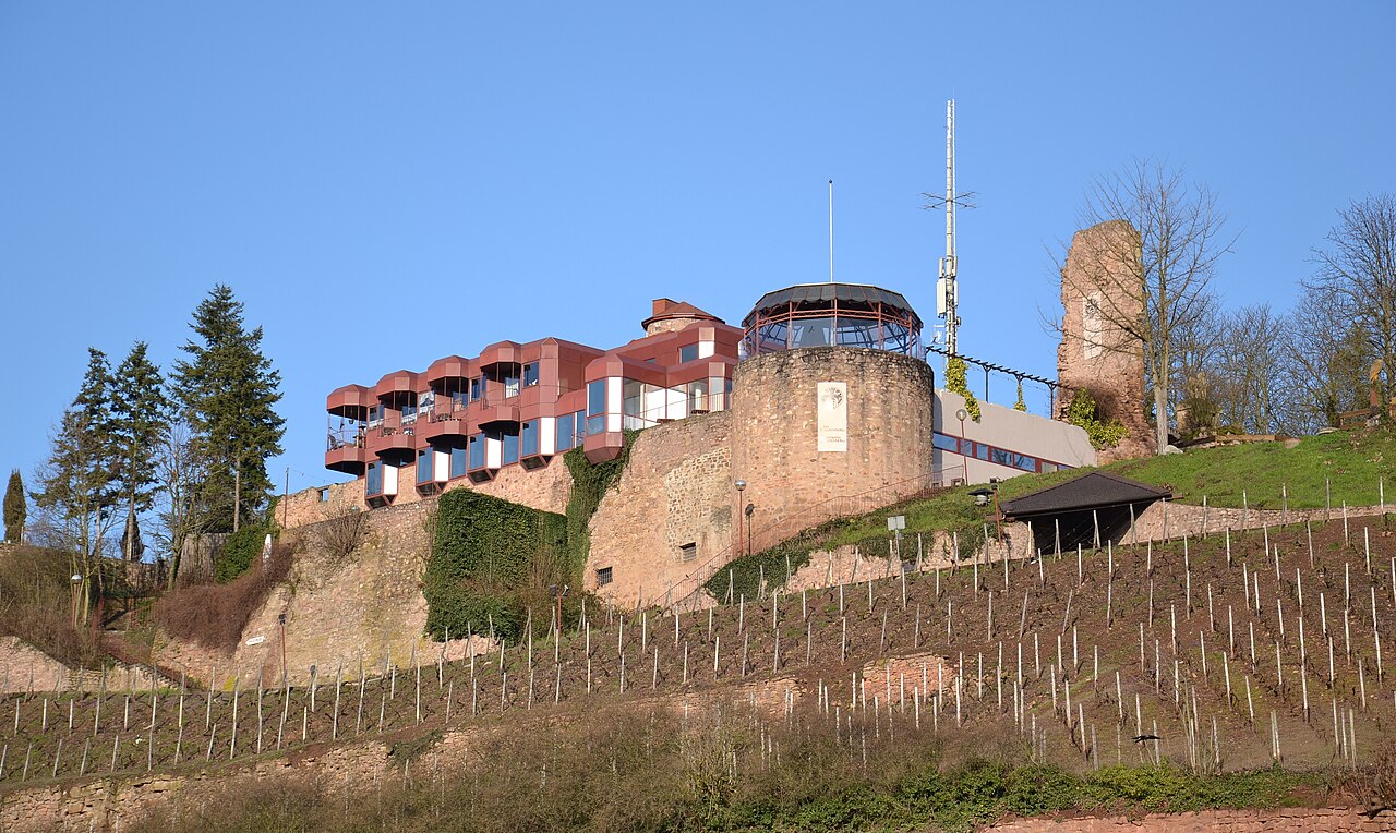 Ruins of Kauzenburg castle, Bad Kreuznach, Germany
