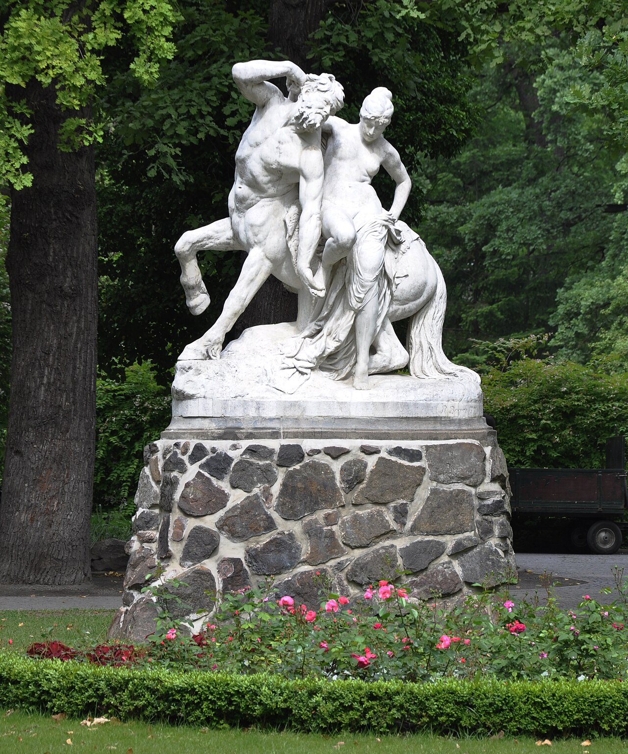 Reinhold Begas , Kentaur und Nymphe , 1901, Marmorreplik