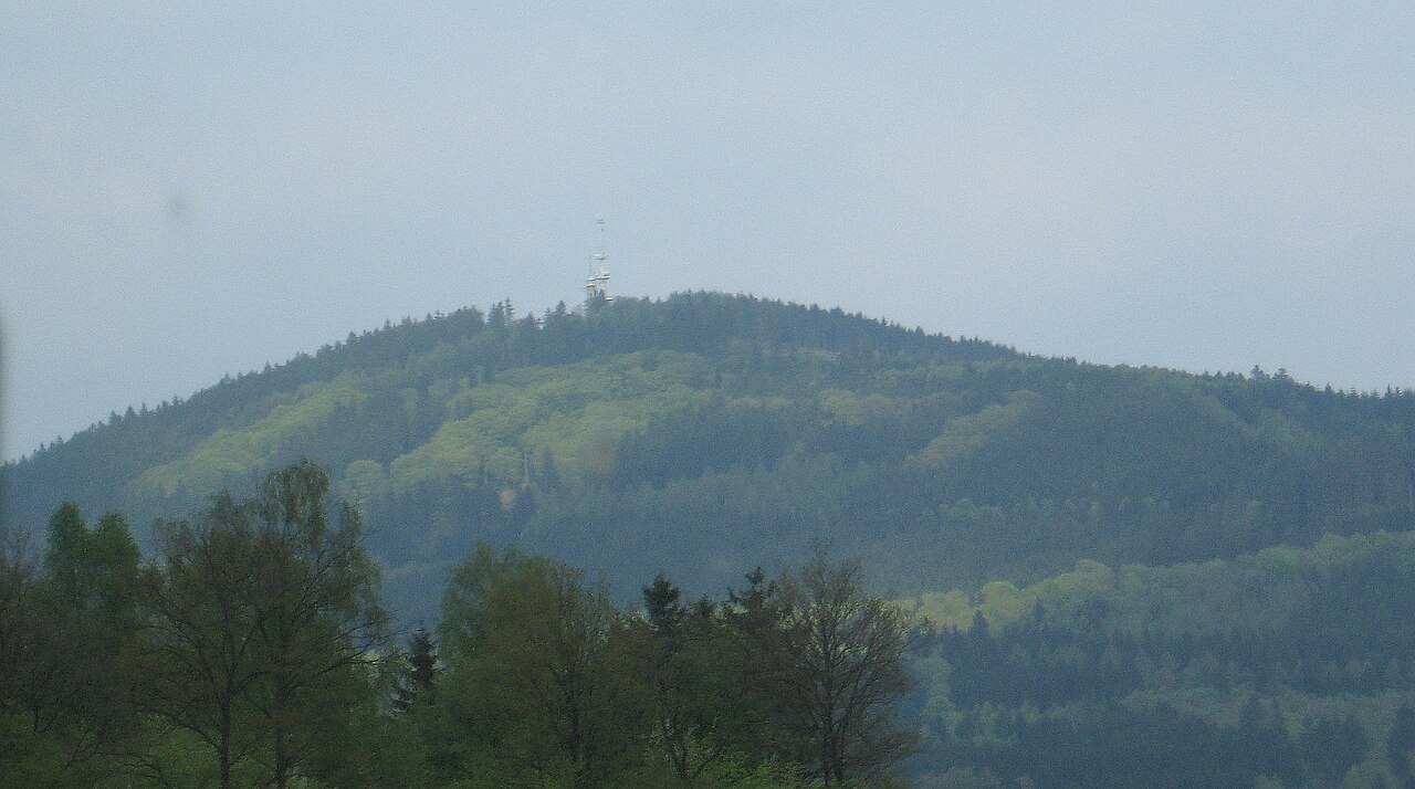 Der Kindelsberg von der HTS aus gesehen
