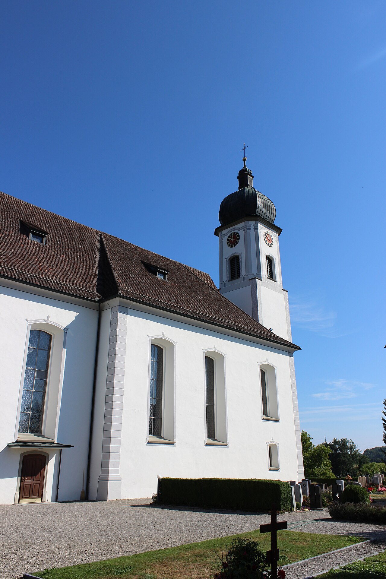 Aussenansicht der Kirche St