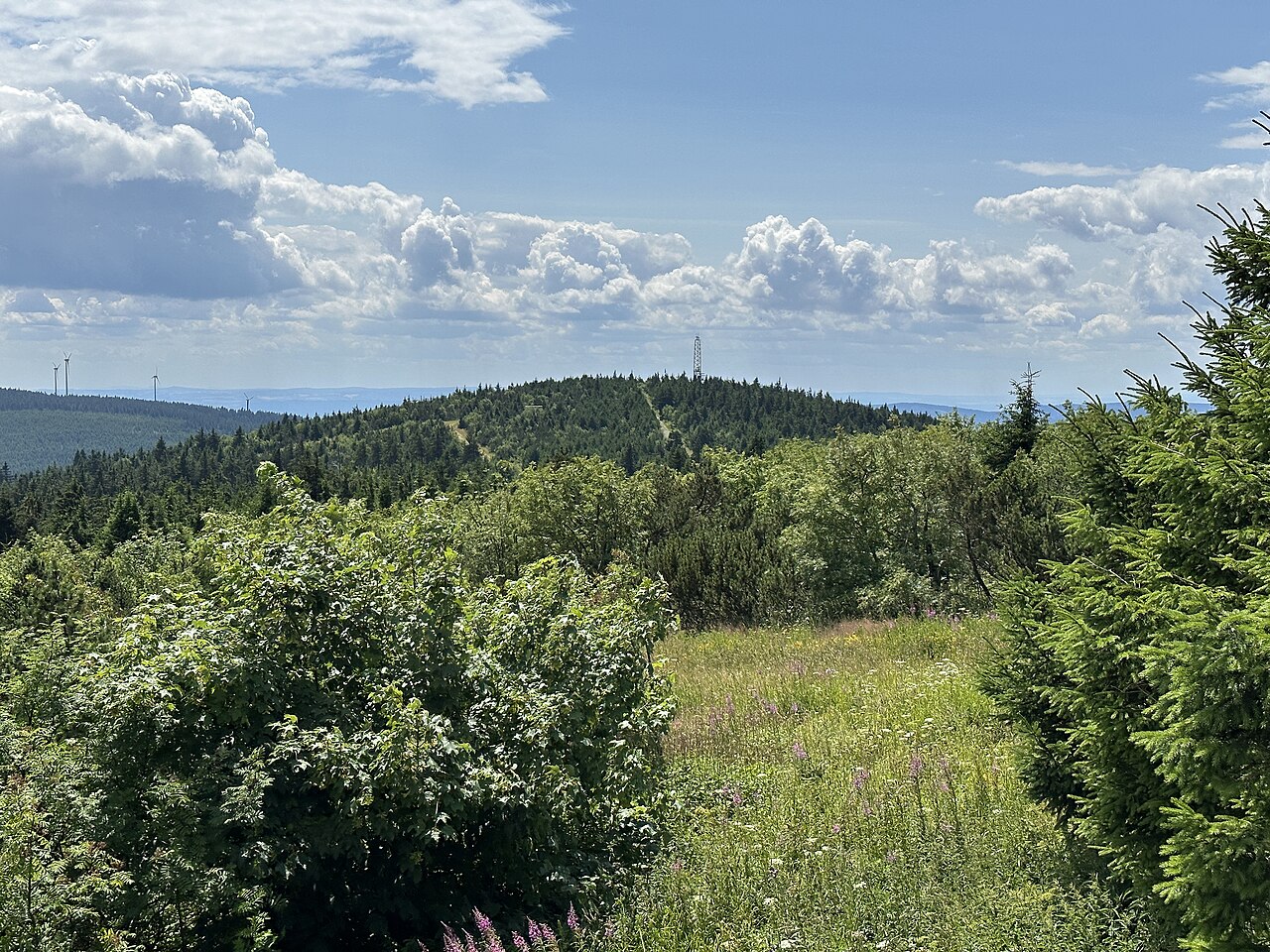 Kleine Fichtelberg in Oberwiesenthal, Höhe 1