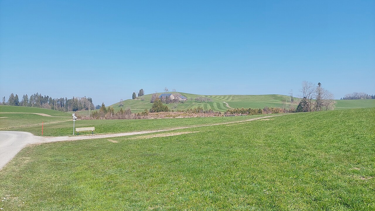 Kögeleck and Kögelegg in the municipality of Argenbühl, view from southwest