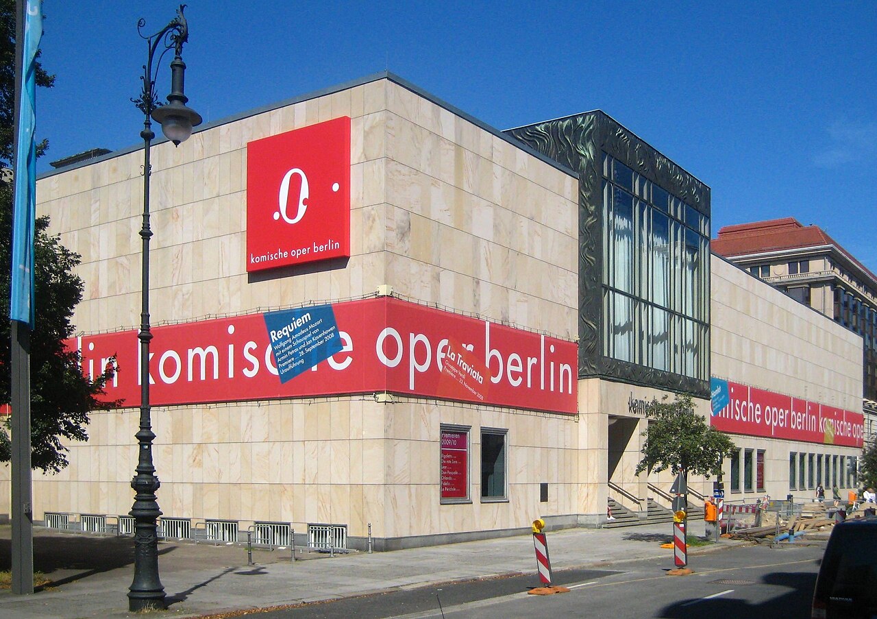 The Komische Oper on Behrenstraße in Berlin-Mitte