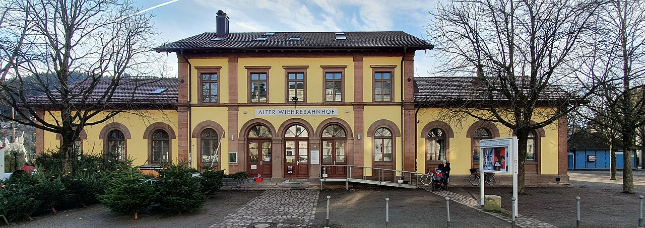 Kommunales Kino Freiburg - Der Alte Wiehrebahnhof in Freiburg - Dezember 2019