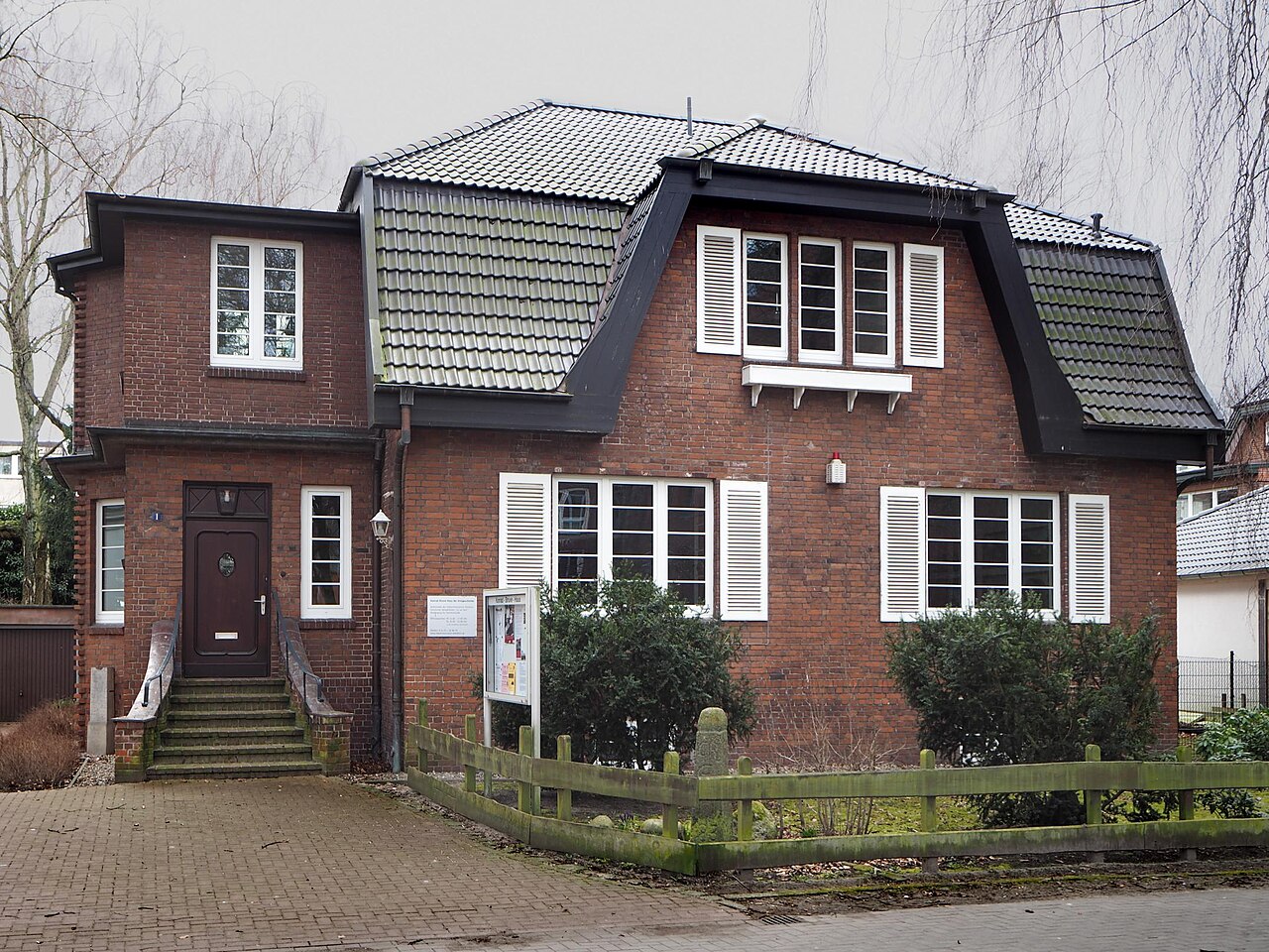 Elmshorn (Schleswig-Holstein), Bismarckstraße 1: Konrad-Struve-Museum, ehemaliges Wohnhaus