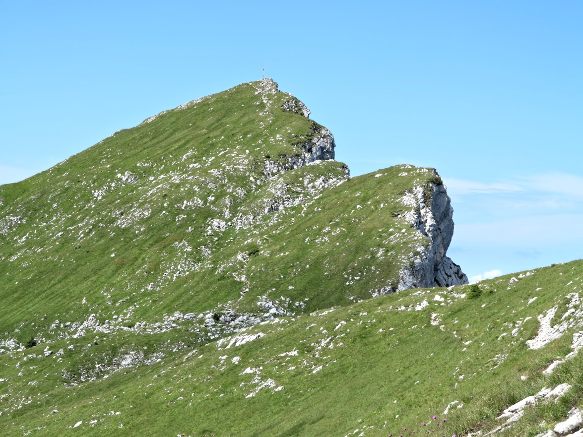 Mountain "Krähe", (for crow) ridge to the Top, eastsside