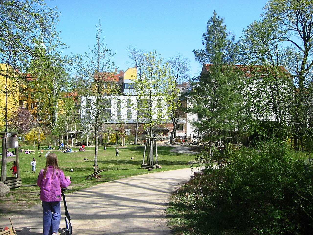 Krausnickpark in Berlin-Mitte (Germany)