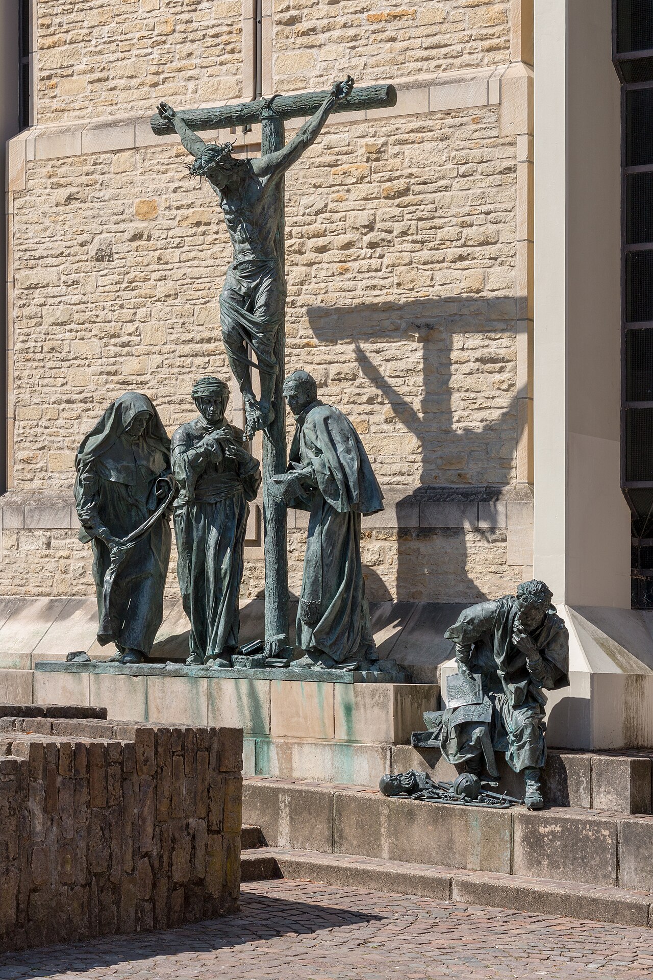 Cruzifixion at St Paul’s Cathedral , Münster , North Rhine-Westphalia , Germany St