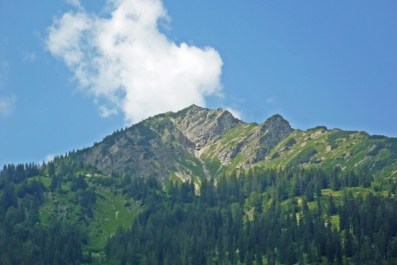 Blick auf die Kühgundspitze