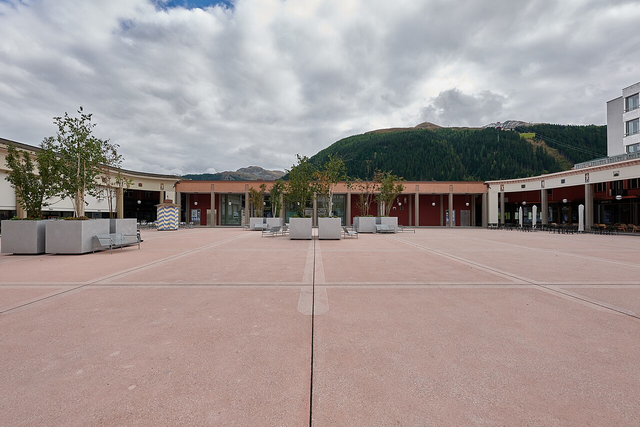 Kulturplatz square in Davos