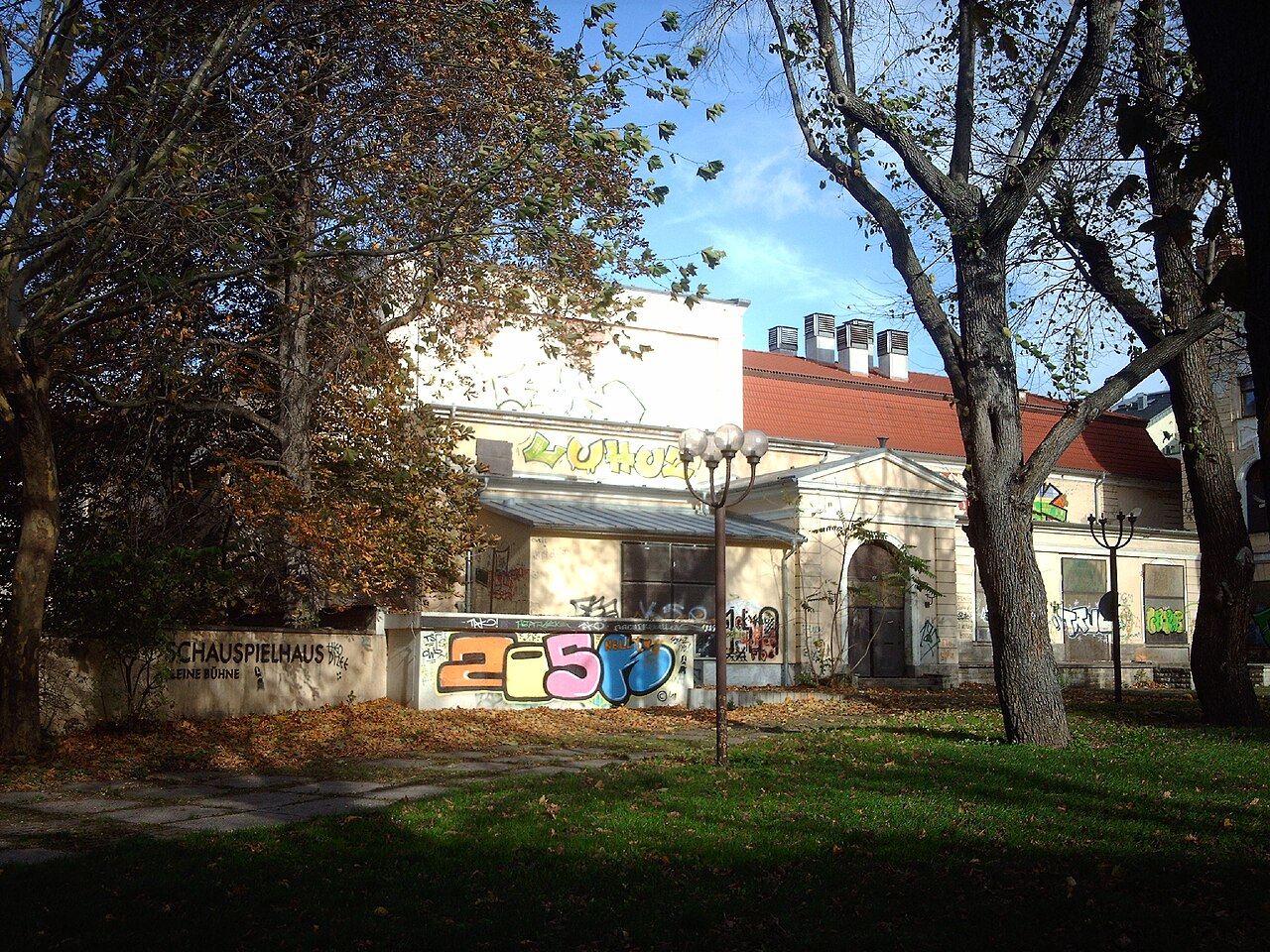 Das Schauspielhaus in Erfurt, Klostergang 4, Zustand 2013