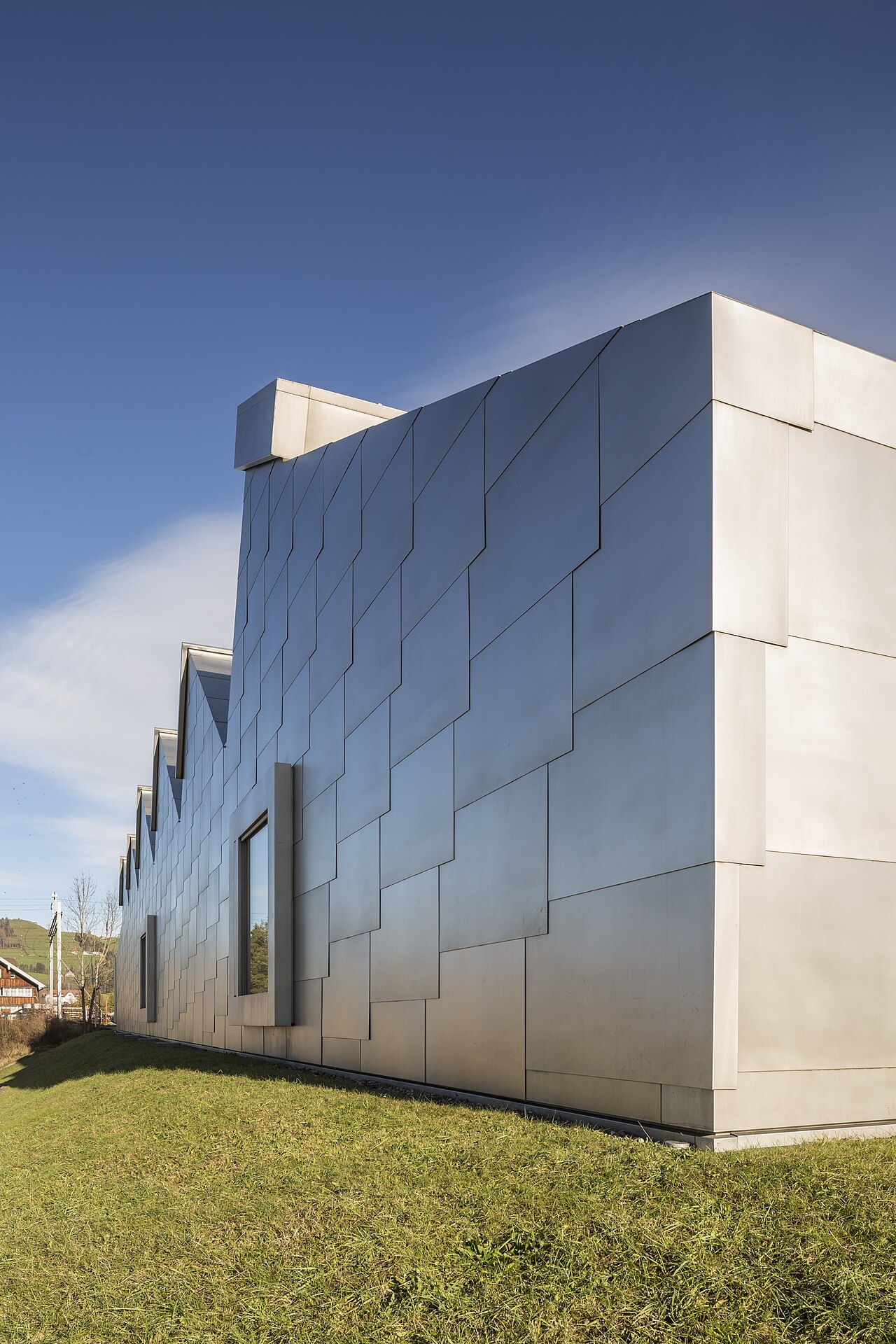 Das Kunstmuseum Appenzell von Norden aus
