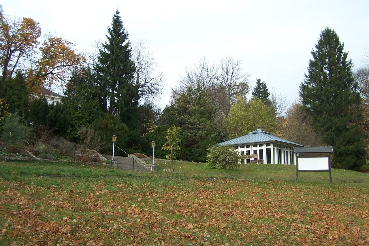 Im Kurpark Friedrichroda, historisches Wegenetz