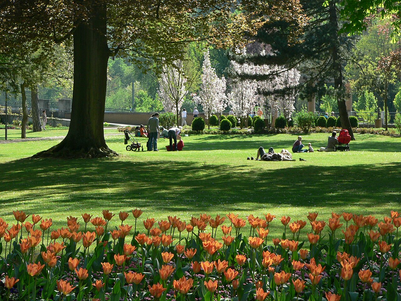 Englischer Garten im Kurpark Bad Kreuznach