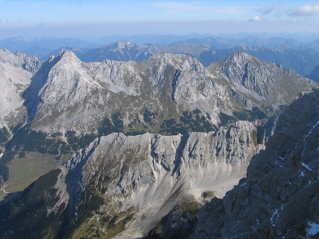 Lackenkarkopf , von der Westlichen Ödkarspitze im Karwendel