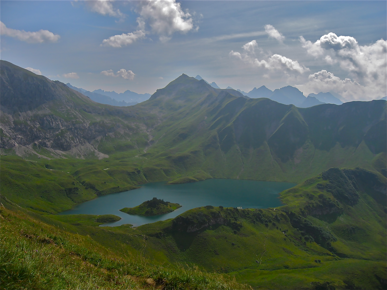 Der Schrecksee (1813 m) in den Allgäuer Alpen