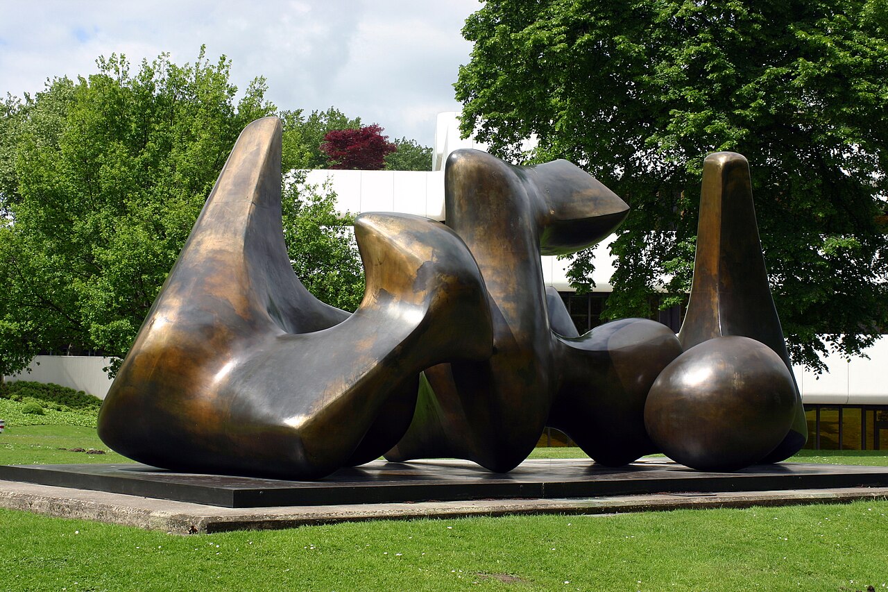 Henry Moore - Large Vertebrae (Wirbel) 1967/68 - Bronze - Standort: Münster Himmelreichallee