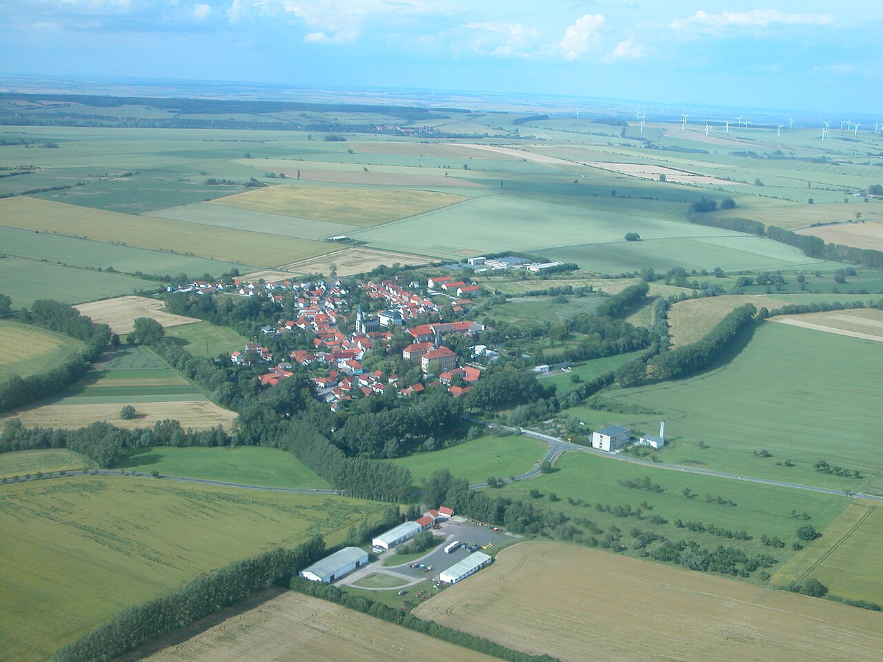 Luftbild von Friedrichswerth (GTH)